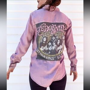 Upcycled Band Tee and Shirt